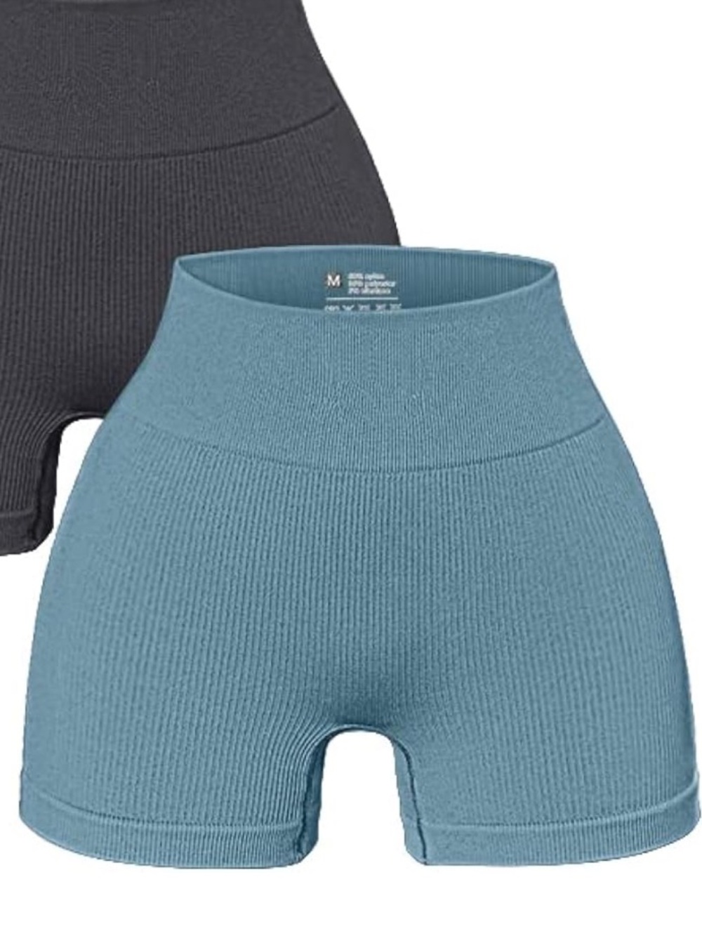Blue Workout Set - Ribbed - Picture 5 of 5